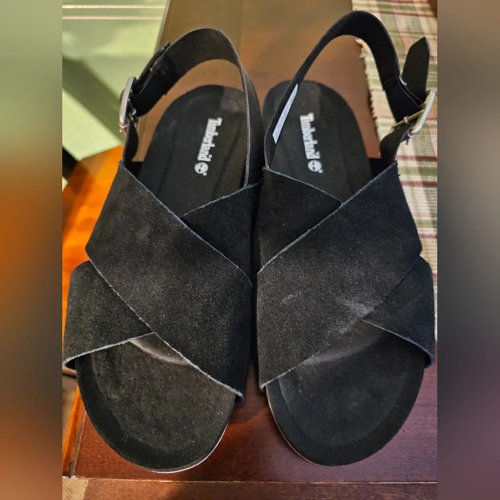 Timberland Women's Black Suede Sandals - Picture 5 of 5